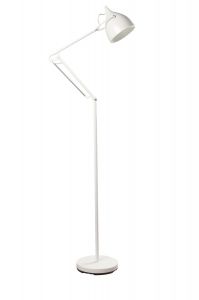 Zuiver :: Lampa podłogowa Reader White - biały || Silver