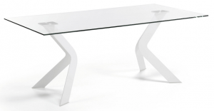 LaForma :: Stół VIRGINIA 200 x 100 cm Nogi Epoksydowe Białe