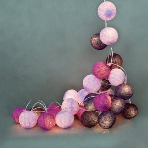 Cotton Ball Lights :: Violets 35 kul - 35 kul