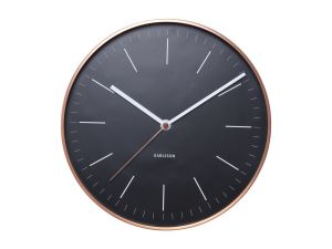 Karlsson :: Zegar Ścienny Minimal Black