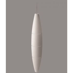 Foscarini :: Lampa wisząca Havana Mono (wewnętrzna) - Havana Mono Giallo || biały abażur || biały