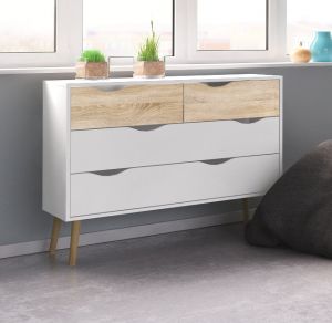 Komoda Oslo 4S w stylu skandynawskim