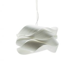 LZF :: Lampa wisząca Link Mała 42x24 cm biała - bezowy(biały)