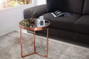 Stolik Modern Glass 50 cm - miedziany