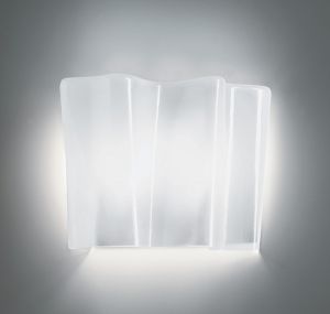 Artemide :: Logico Parete halogen, klosz jedwabne wykończenie, szare mocowanie - parete halogen || S