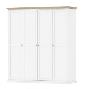 Szafa Paris 75354 biały - dąb sonoma