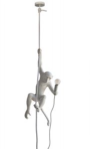 Seletti :: Lampa sufitowa Monkey Ceiling - biała sufitowa