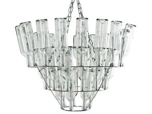 Leitmotiv :: Lampa Wisząca Large Bottle Chrome, projekt Bonne Plat