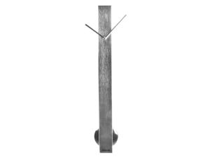 Karlsson :: Zegar ścienny Pendulum Tube STEEL - Silver