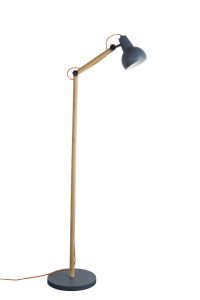 Zuiver :: Lampa podłogowa STUDY ciemnoszara - Ciemnoszary