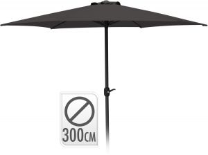 Parasol ogrodowy szary - wzór 1