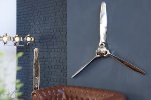 Dekoracja Airscrew III 140 cm - srebrna