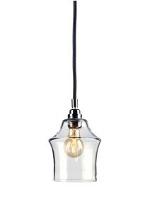 KASPA :: Lampa wisząca Longis II - czarny przewód - czarny przewód