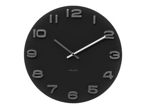 Karlsson :: Zegar ścienny Vintage Black Round Glass