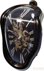 KARE Design :: Zegar biurkowy/stołowy Flow Antique - biurkowy Antique