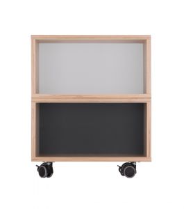 Kółko Krzyżyk :: Kontenerek 40 x 42 szaro-czarny