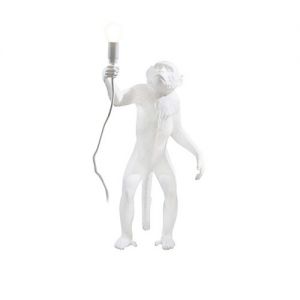 Seletti :: Lampa stołowa Monkey Standing - biała stojąca