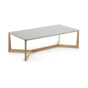 LaForma :: Stolik kawowy DUPLEX szary - nogi naturalne