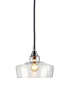 KASPA :: Lampa wisząca Longis III - czarny przewód - czarny przewód