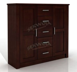 Komoda sosnowa 2D/5S Fado