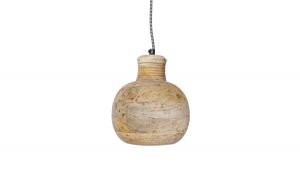 Be Pure :: Lampa wisząca Carving Pitcher duża (drewniana)