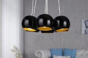 Lampa wisząca Calotta Gold & Black - wzór 1