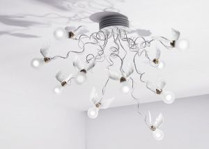 Ingo Maurer :: Plafon Birdie\'s Nest - Plafon