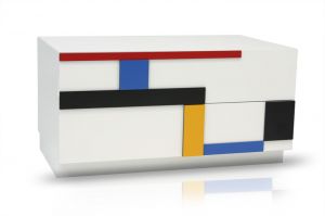 Nowoczesny stolik RTV Blues B0 Mondrian