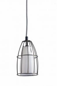 KASPA :: Lampa wisząca Frame S czarno-biała