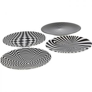 KARE Design :: Talerz Plate Psychodelic 25cm- wzór 4 (lejek)