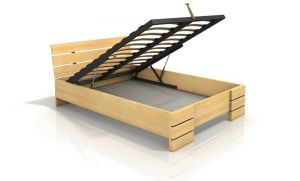Łóżko sosnowe Visby Sandemo High BC