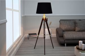Lampa podłogowa Changes Brown - drewno
