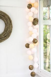 Cotton Ball Lights : Green Canoe Natural 35 kul - 35 kul