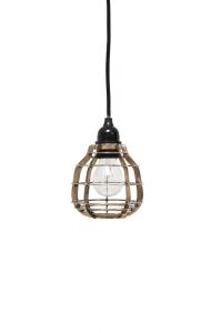 Hk Living :: Lampa LAB mosiężna z włącznikiem - mosiężna z włącznikiem