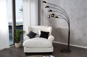 Lampa podłogowa Alu Tree Gold - wzór 1