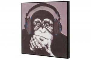 Obraz olejny Macaca Humano 50x50 cm