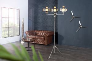 Lampa podłogowa Film 185cm srebrna
