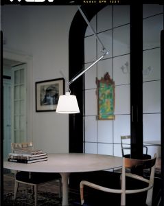 Artemide :: Tolomeo sospensione decentrata (abażur pergamin \'24) - pergamin 24cm