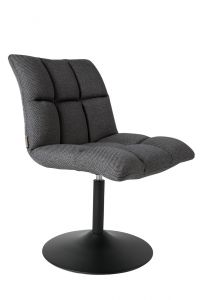 Dutchbone :: Krzesło Obrotowe MINI BAR Ciemnoszare
