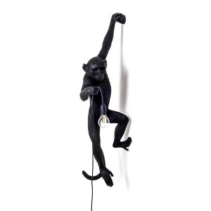 Seletti :: Lampa ścienna Monkey Hanging outdoor - czarna wisząca