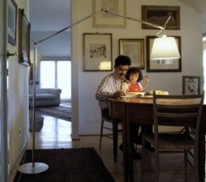 Artemide :: Tolomeo Mega Terra z abażurem pergaminowym 42 ze ściemniaczem - 42 pergamin ściamniacz