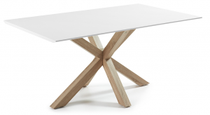 LaForma :: Stół ARYA 160 x 90cm Blat Biały Lakierowany