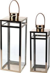 Zestaw 2 latarenek Copper