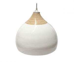 Leitmotiv :: Lampa sufitowa Glazed biała