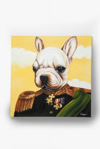 KARE Design :: Obraz olejny Little General Bull Dog