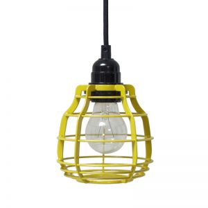 Hk Living :: Lampa LAB Żółta Wisząca - Żółta wisząca