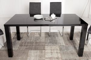 Stół Savona Black 160cm - czarny 160cm