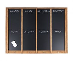 Present Time :: Tablica Weekplanner drewniana XL
