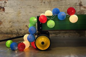Cotton Ball Lights :: Colorful 20 kul - 20 kul
