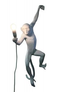 Seletti :: Lampa ścienna Monkey - biała ścienna